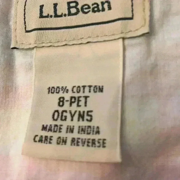 L.L. Bean plaid patchwork A-line skirt women 8 petite - Picture 5 of 8